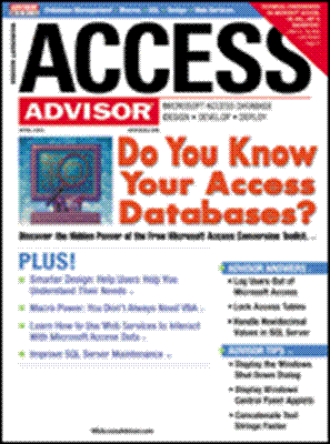 Access Vb Sql Advisor